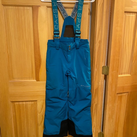 Spyder brand ski/snow pants + suspenders. Excellent condition. Beautiful color